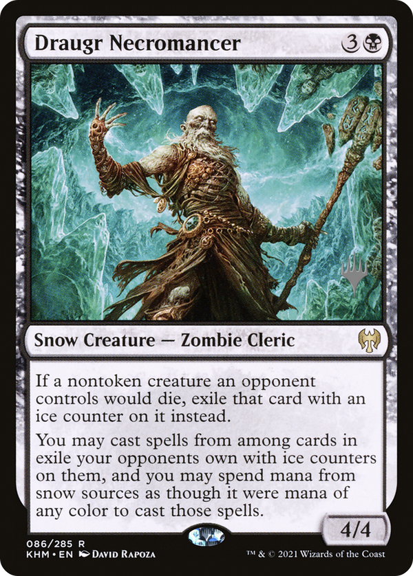 Draugr Necromancer (PPKHM-086) - Kaldheim Promos: (snow)