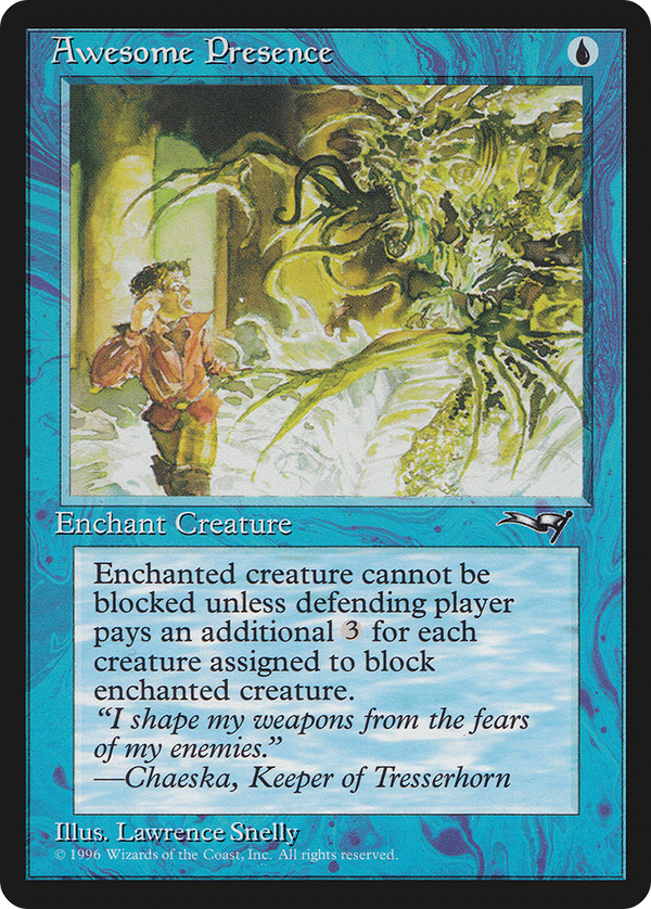 Awesome Presence (Man Being Chased) (ALL-035) - Alliances