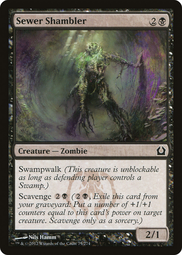 Sewer Shambler (RTR-075) - Return to Ravnica Foil