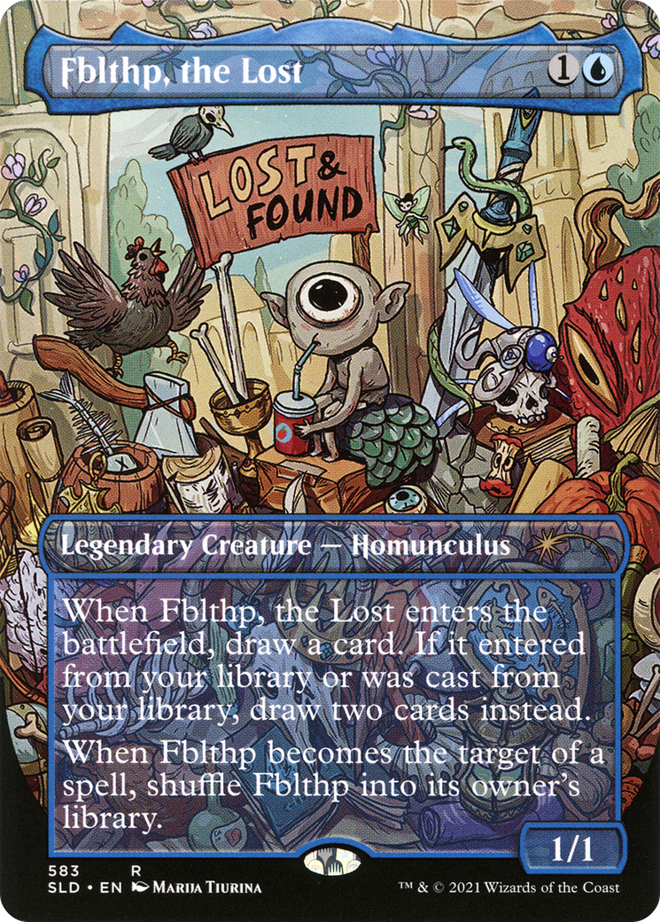 Fblthp, the Lost (SLD-583) - Secret Lair Drop (Borderless) Foil