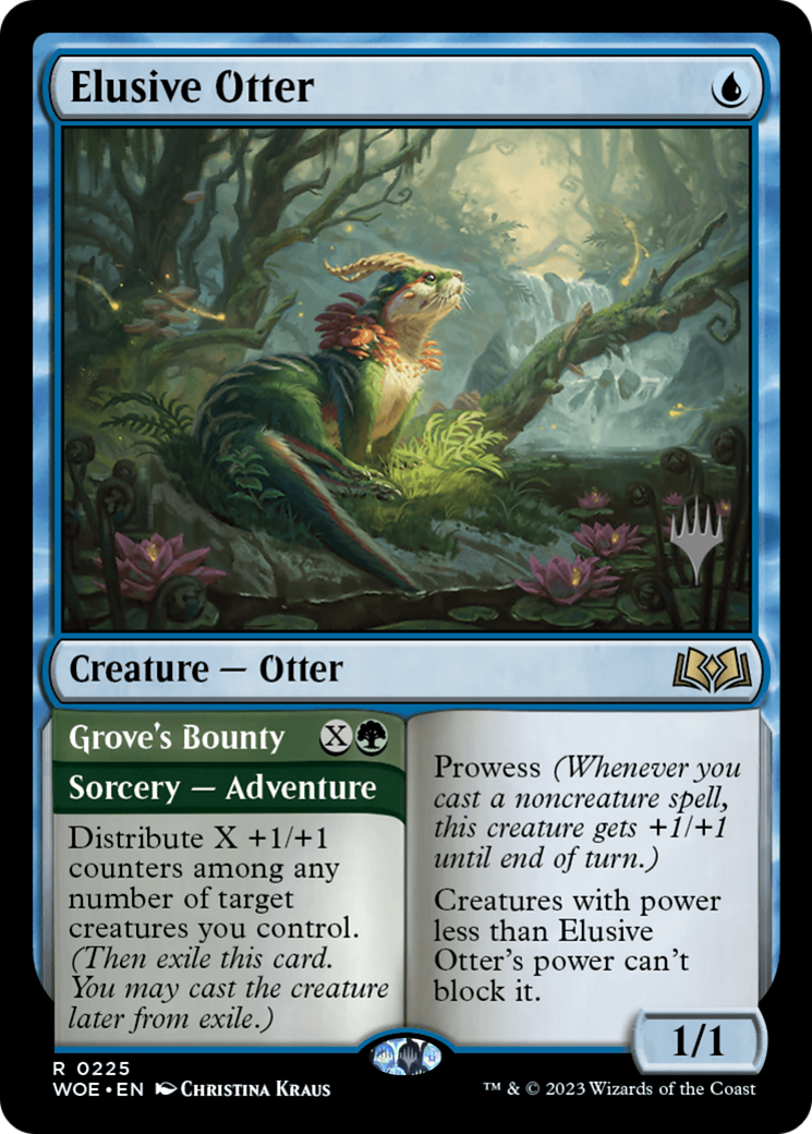 Elusive Otter (PPWOE-225) - Wilds of Eldraine Promos