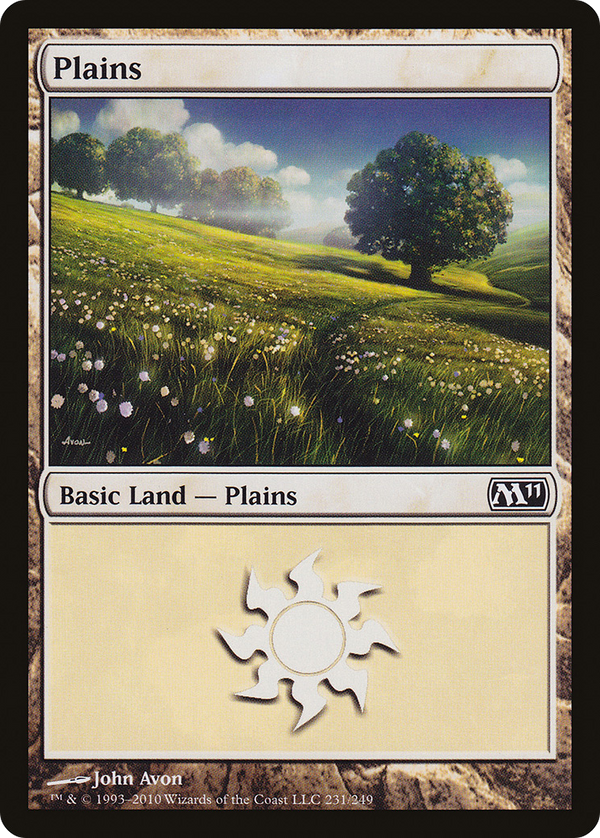 Plains (231) (M11-231) - Magic 2011 Foil
