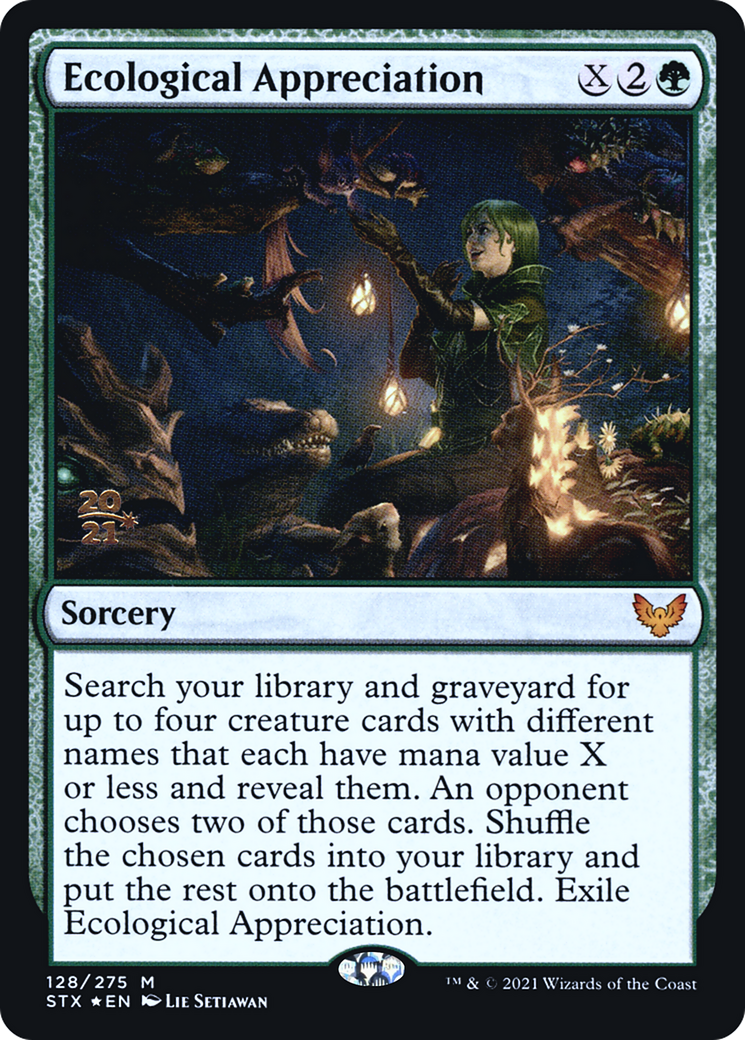 Ecological Appreciation (PRE-128) - Strixhaven: School of Mages Promos Foil