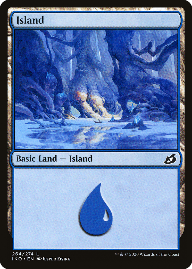 Island (264) (IKO-264) - Ikoria: Lair of Behemoths Foil