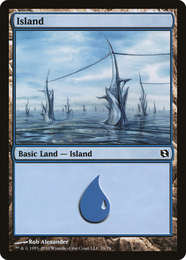 Island (76) (DDF-076) - Duel Decks: Elspeth vs. Tezzeret