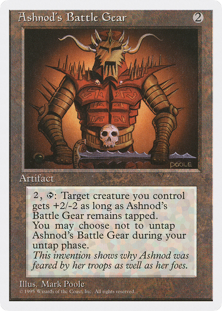 Ashnod's Battle Gear (4ED-) - Fourth Edition