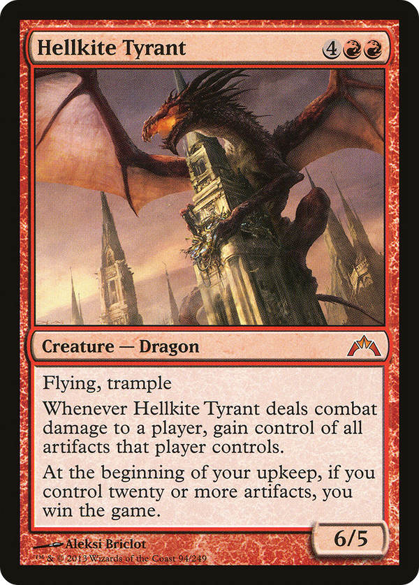 Hellkite Tyrant (GTC-094) - Gatecrash Foil