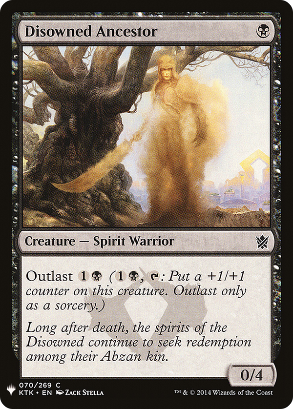 Disowned Ancestor (LIST-070) - The List