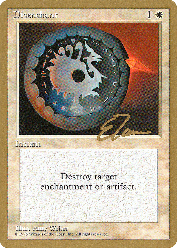 Disenchant - 1996 Eric Tam (4ED) (WCD-) - Pro Tour Collector Set