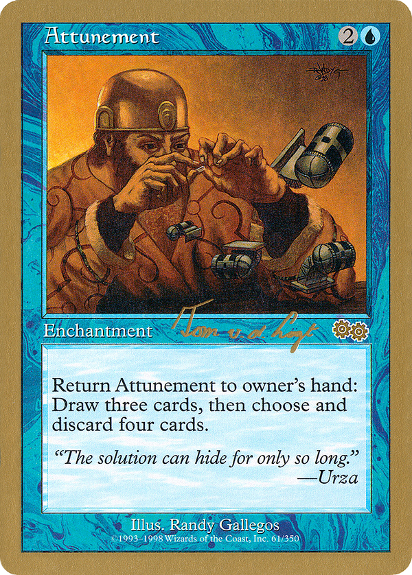 Attunement - 2000 Tom van de Logt (USG) (WCD-) - World Championship Decks 2000