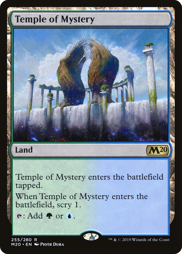 Temple of Mystery (M20-255) - Core Set 2020 Foil