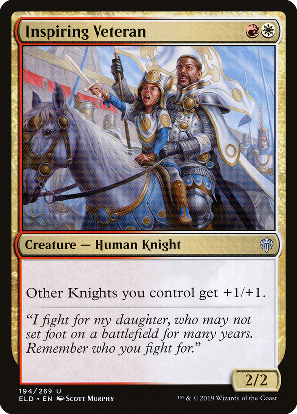 Inspiring Veteran (ELD-194) - Throne of Eldraine