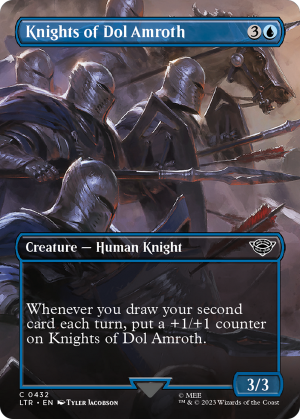 Knights of Dol Amroth (Borderless) (LTR-432) - The Lord of the Rings: Tales of Middle-earth Foil