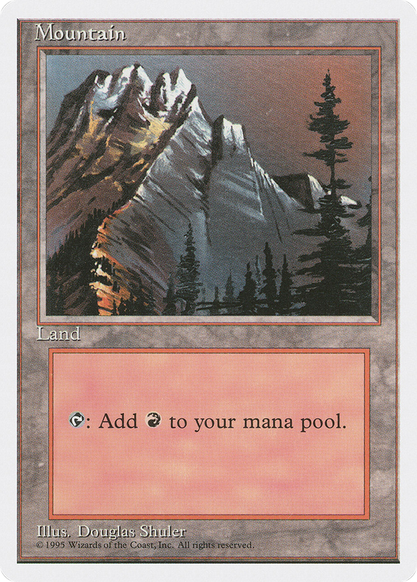 Mountain (A) (4ED-183) - Fourth Edition
