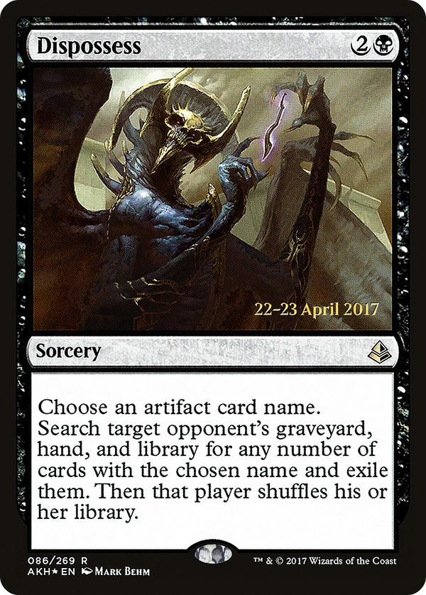 Dispossess (PRE-086) - Amonkhet Promos Foil