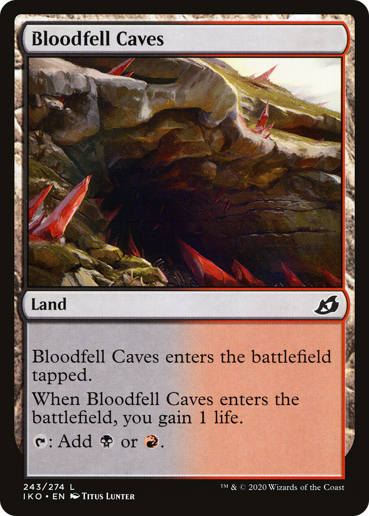Bloodfell Caves (IKO-243) - Ikoria: Lair of Behemoths Foil