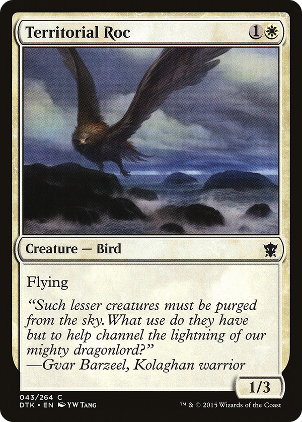 Territorial Roc (DTK-043) - Dragons of Tarkir