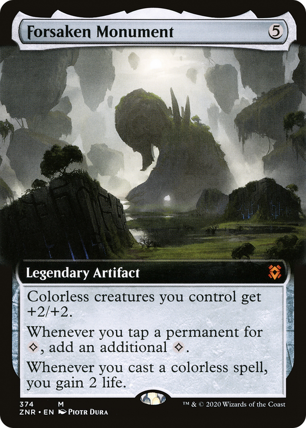 Forsaken Monument (Extended Art) (ZNR-374) - Zendikar Rising: (Extended Art)