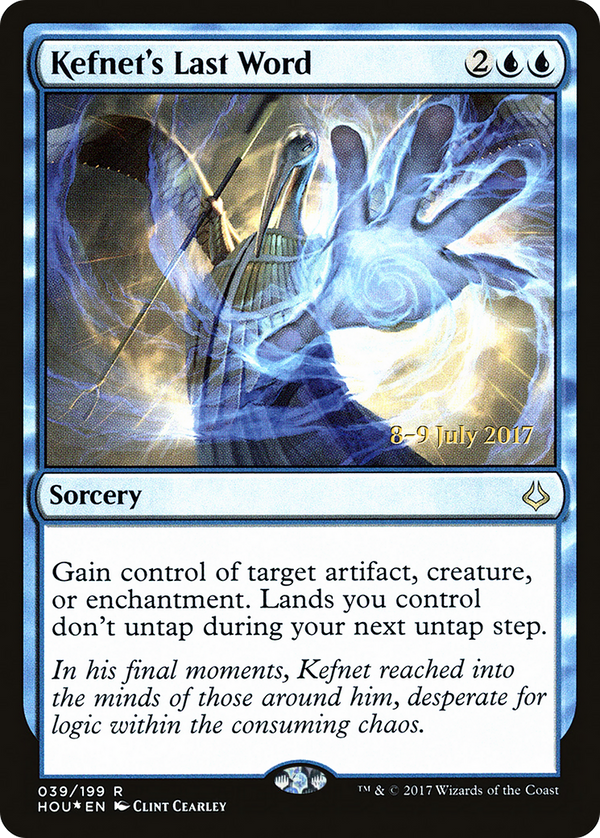 Kefnet's Last Word (PRE-039) - Hour of Devastation Promos Foil