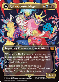 Kefka, Court Mage (0322) (Borderless) (FIN-322) - FINAL FANTASY