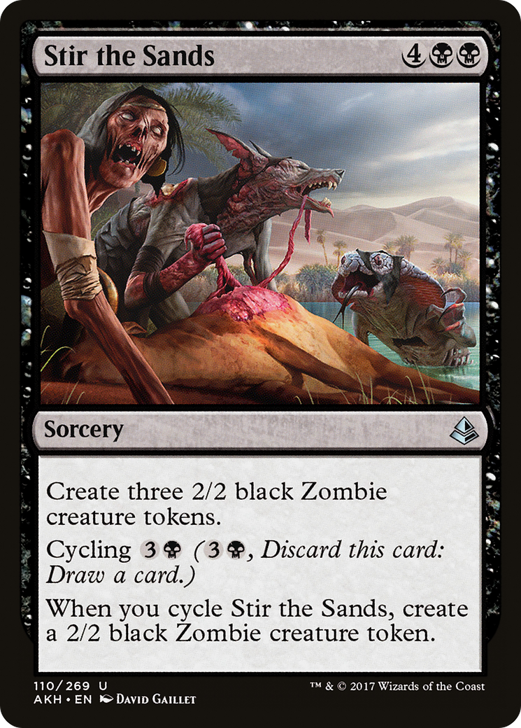 Stir the Sands (AKH-110) - Amonkhet Foil