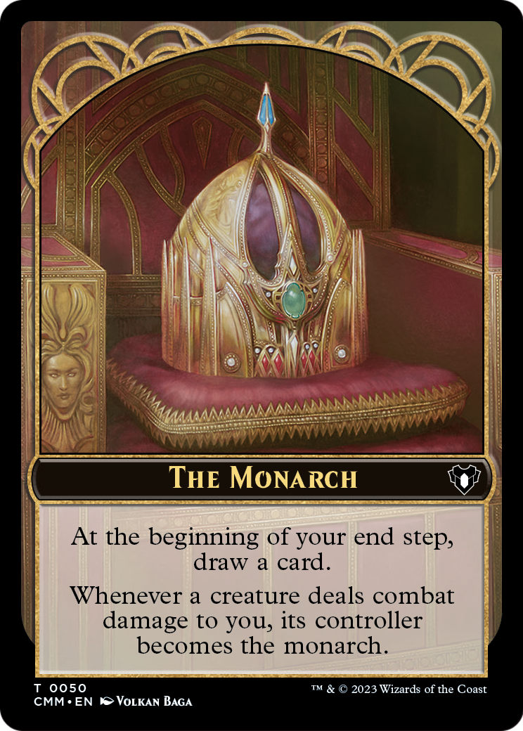 The Monarch (TCMM-050) - Commander Masters Tokens