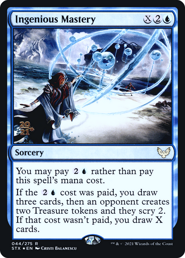 Ingenious Mastery (PRE-044) - Strixhaven: School of Mages Promos Foil