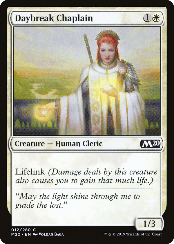 Daybreak Chaplain (M20-012) - Core Set 2020