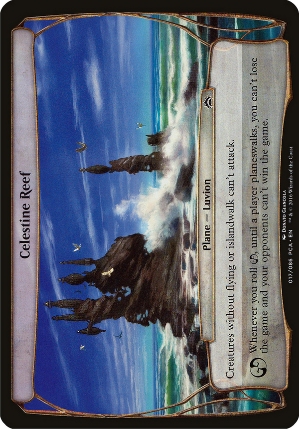 Celestine Reef (Planechase Anthology) (OVER-) - Planechase Anthology Planes