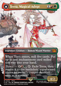 Terra, Magical Adept (Borderless) (FIN-323) - FINAL FANTASY: (enchantment) Foil