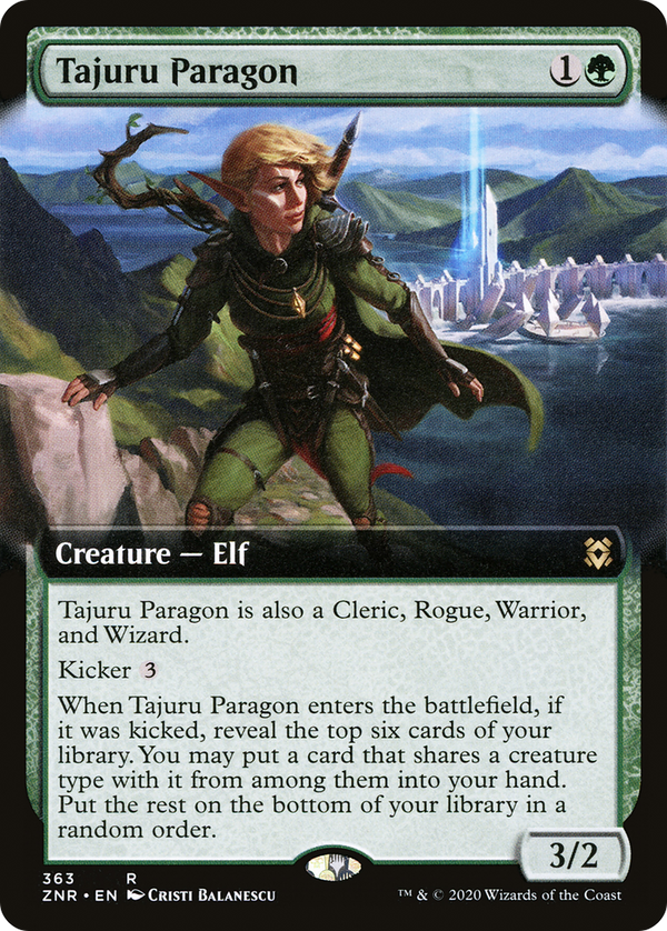 Tajuru Paragon (Extended Art) (ZNR-363) - Zendikar Rising: (Extended Art)
