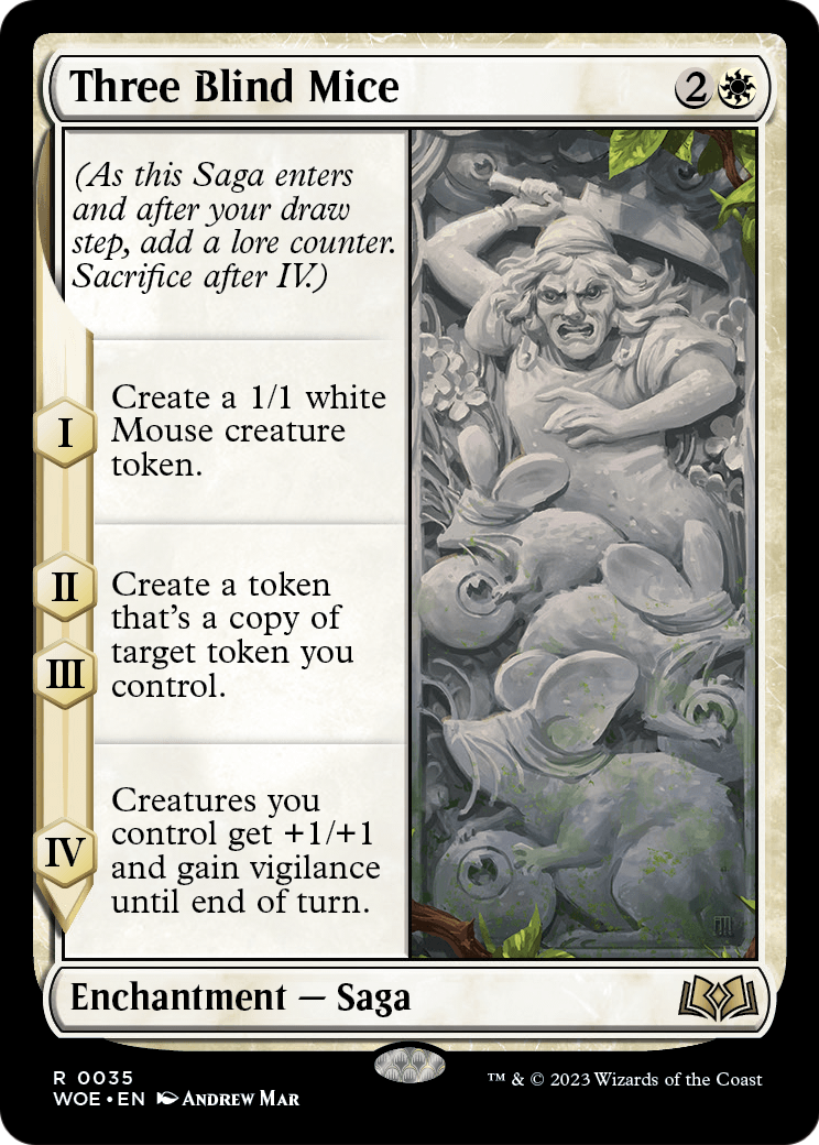 Three Blind Mice (WOE-035) - Wilds of Eldraine Foil