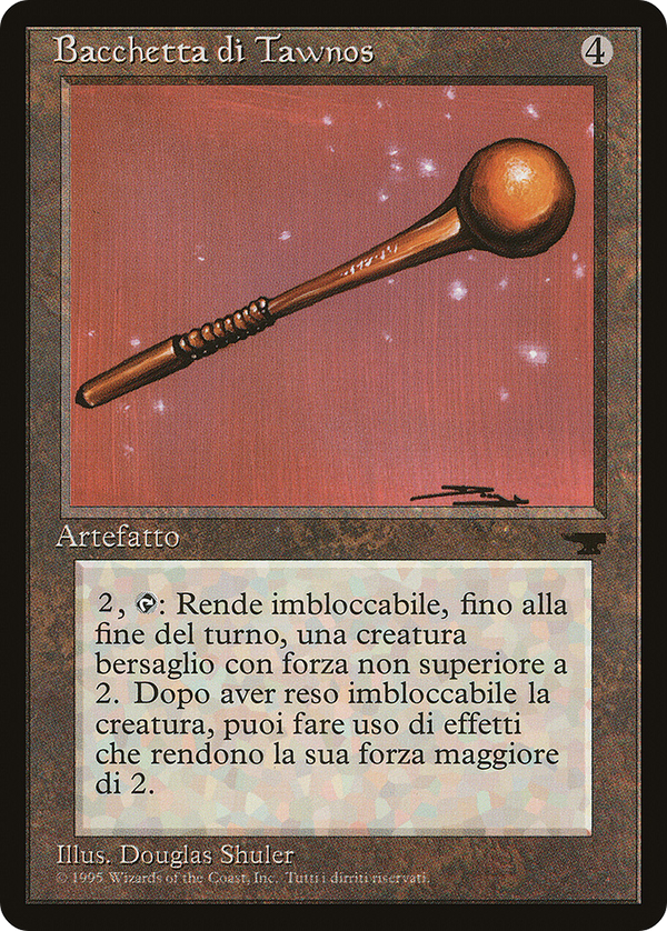 Tawnos's Wand (Italian) - "Bacchetta di Tawnos" (REN-) - Rinascimento
