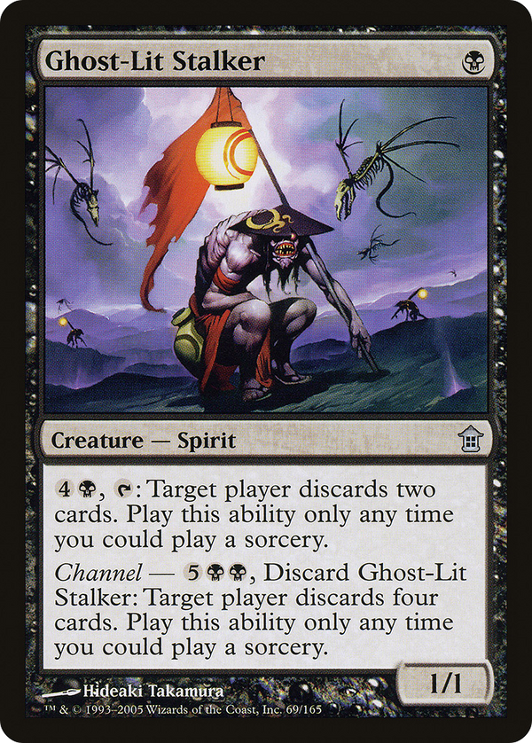Ghost-Lit Stalker (SOK-069) - Saviors of Kamigawa