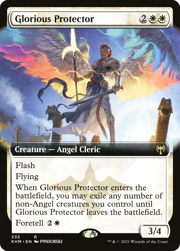 Glorious Protector (Extended Art) (KHM-335) - Kaldheim: (Extended Art) Foil