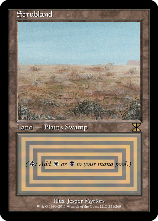 Scrubland (ME4-251) - Masters Edition IV Foil