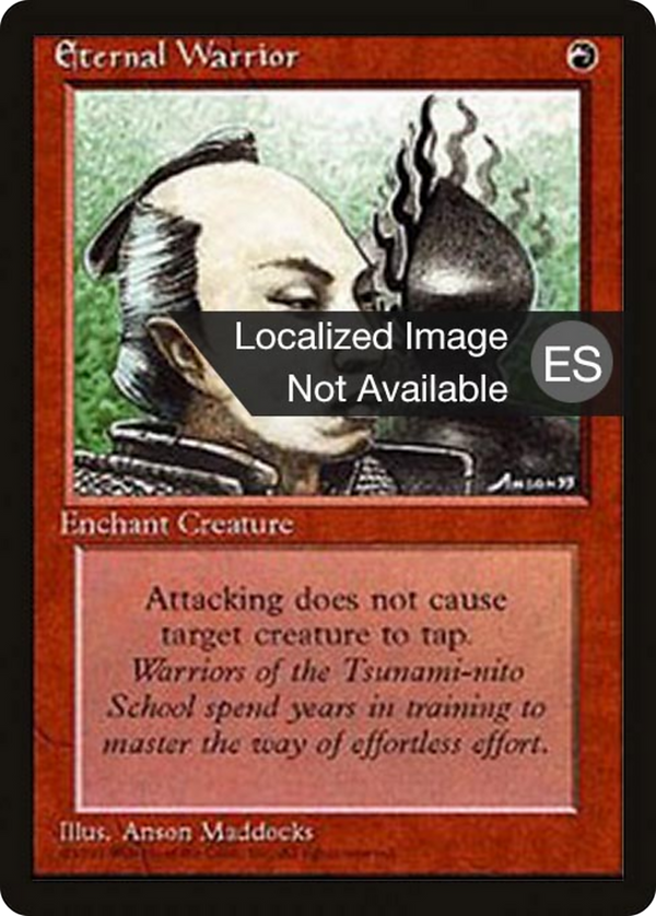 Eternal Warrior (4BB-) - Fourth Edition Foreign Black Border
