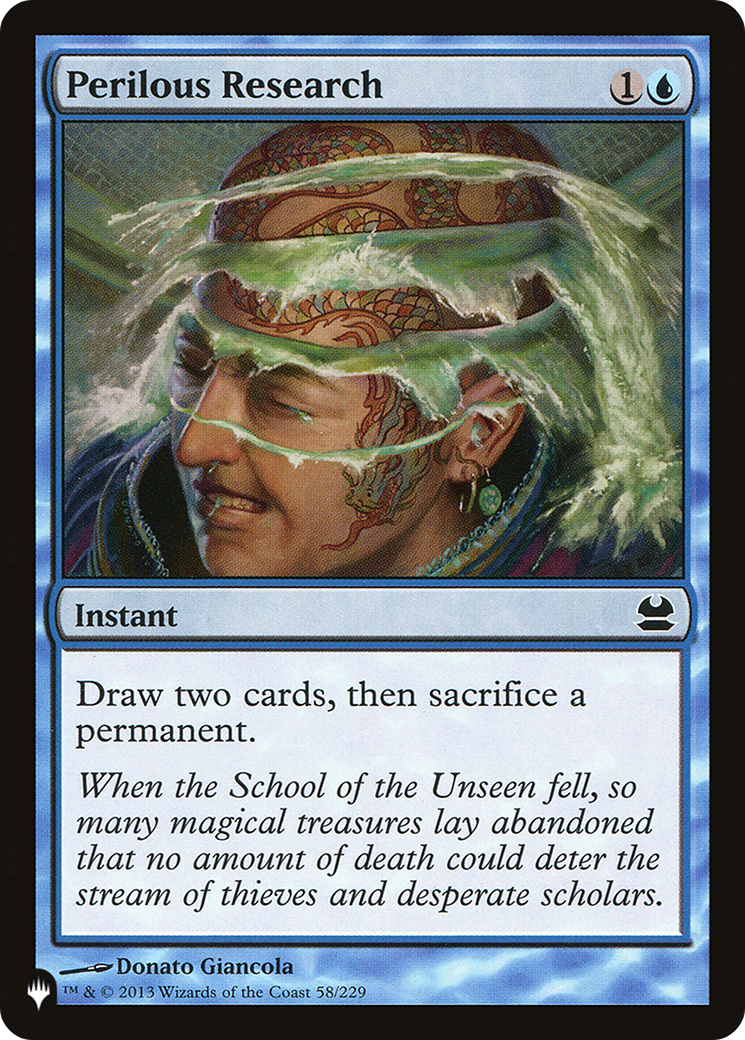 Perilous Research (LIST-58/229) - The List