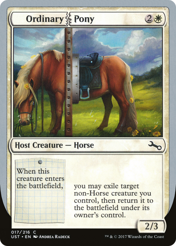 Ordinary Pony (UST-017) - Unstable Foil