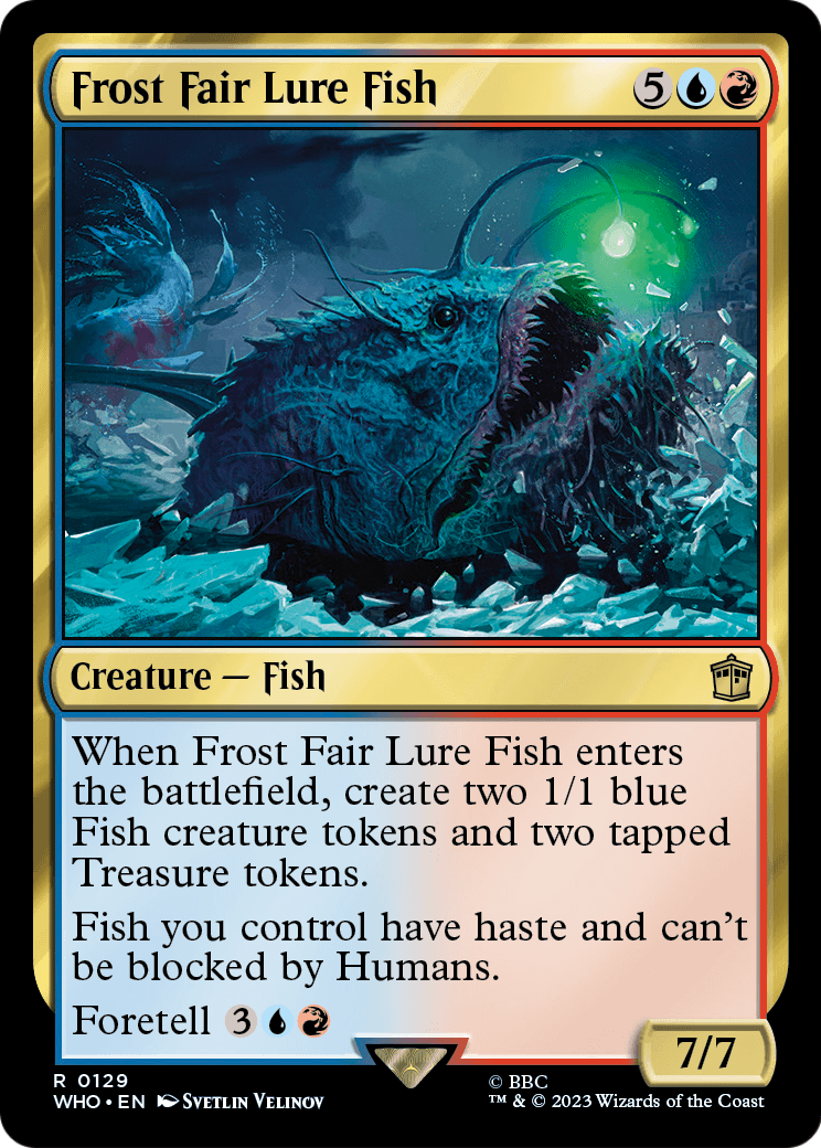 Frost Fair Lure Fish (WHO-129) - Doctor Who Foil
