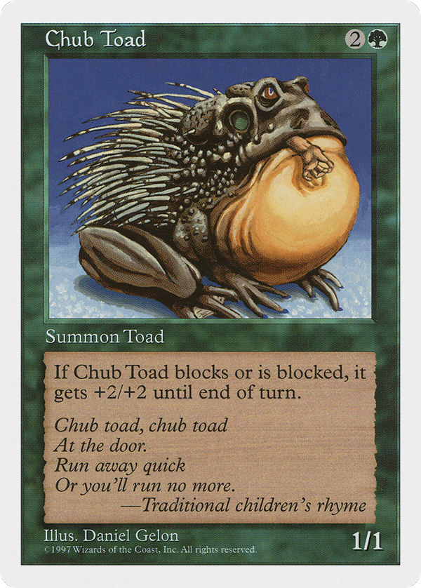 Chub Toad (5ED-) - Fifth Edition