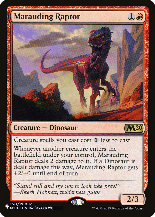 Marauding Raptor (LIST-150/280) - The List