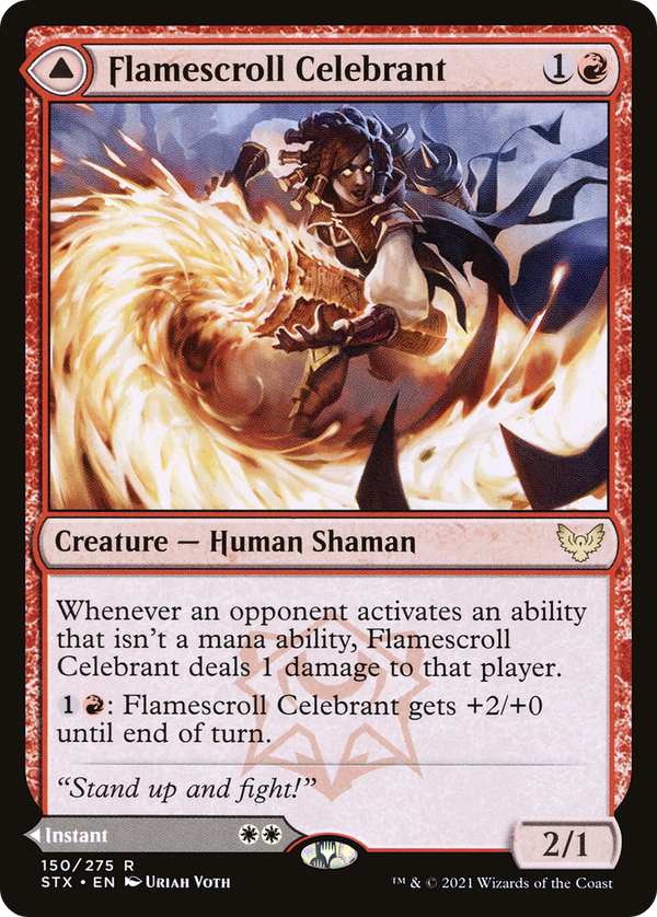 Flamescroll Celebrant (STX-150) - Strixhaven: School of Mages Foil