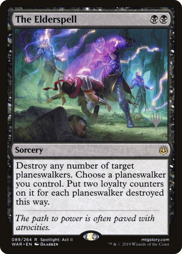 The Elderspell (PPELD-089) - War of the Spark Promos Foil