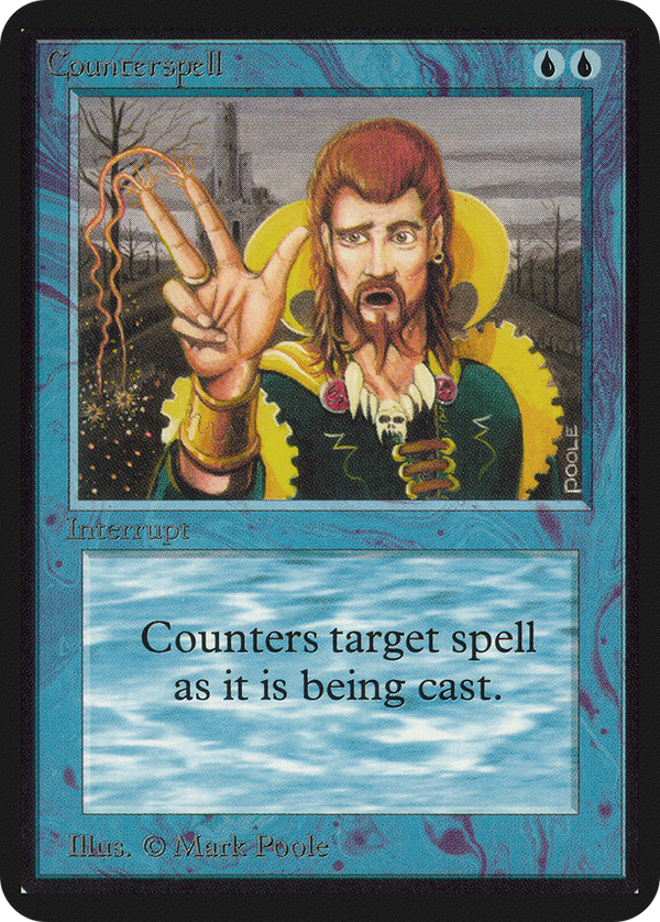Counterspell (LEA-) - Limited Edition Alpha