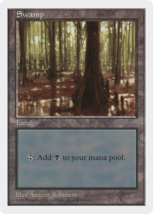 Swamp (439) (5ED-439) - Fifth Edition