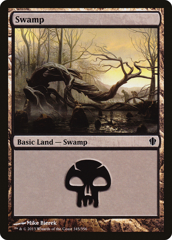Swamp (345) (C13-345) - Commander 2013