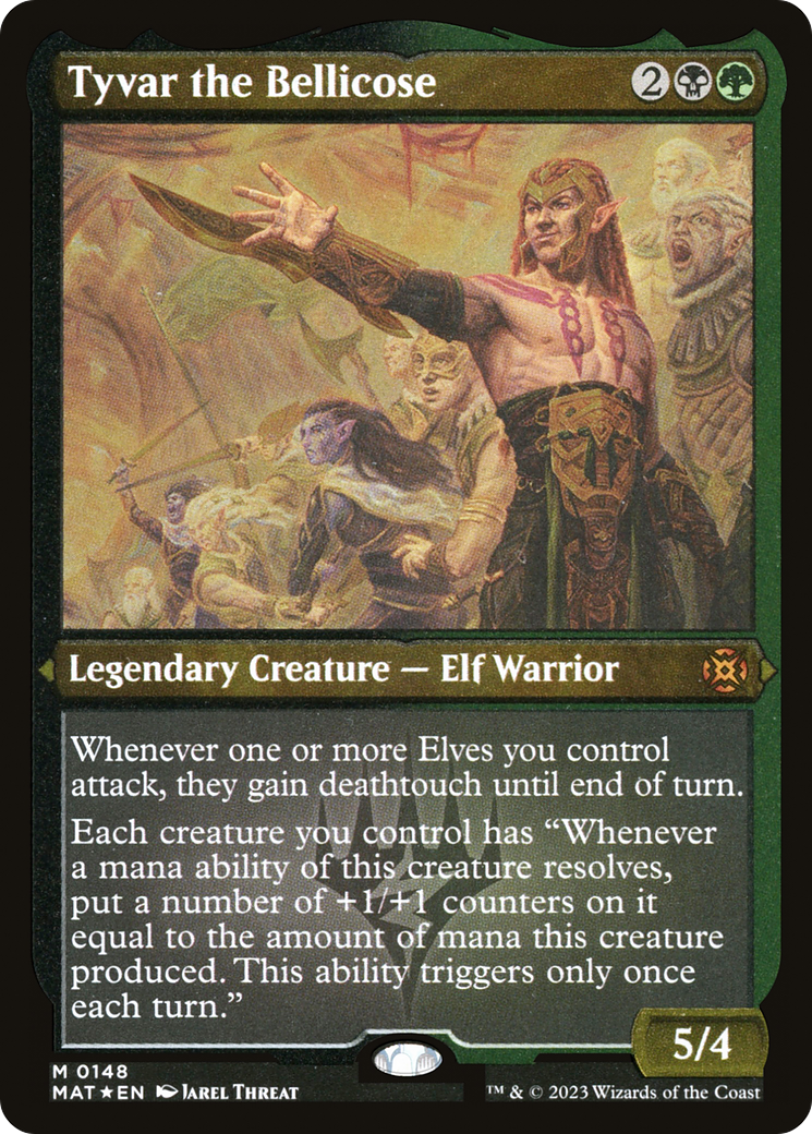 Tyvar the Bellicose (Foil Etched) (MAT-148) - March of the Machine: The Aftermath Foil