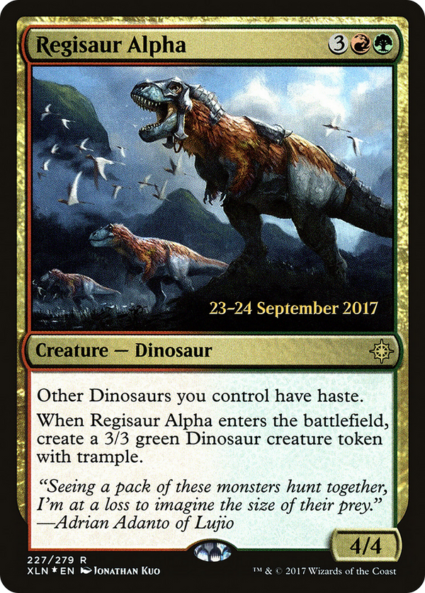 Regisaur Alpha (PRE-227) - Ixalan Promos Foil