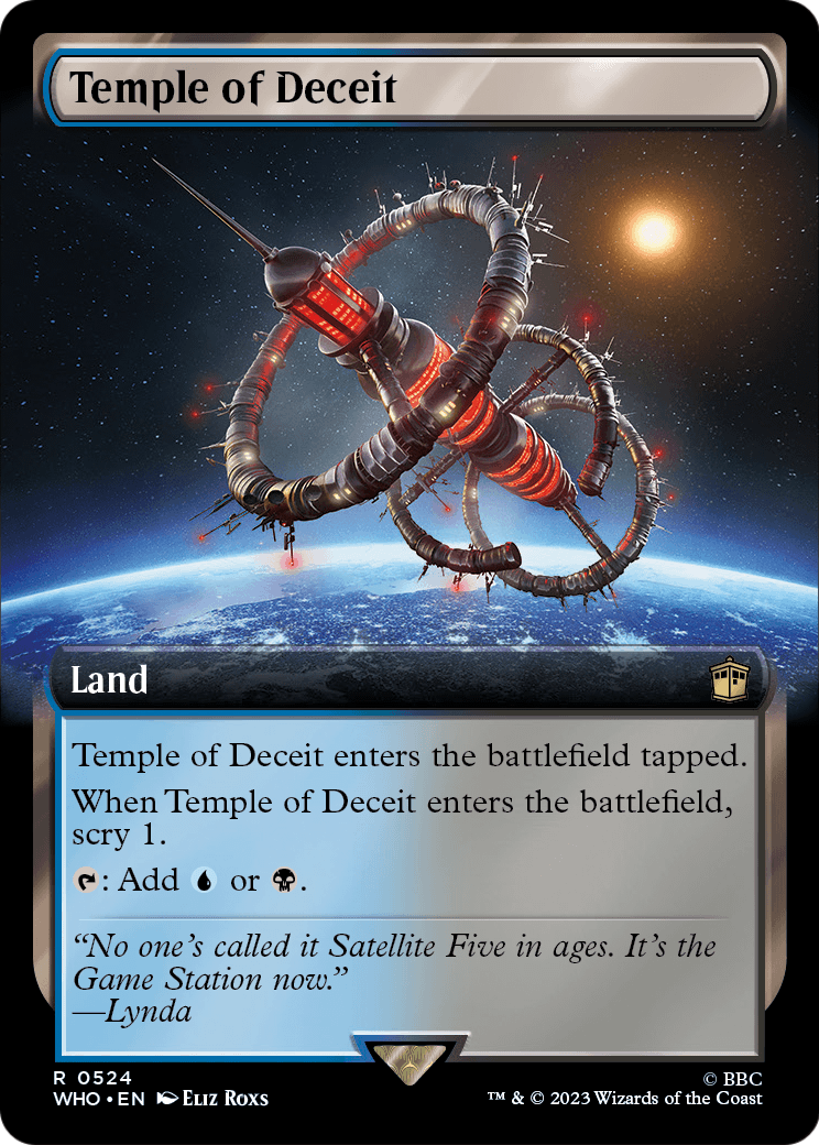 Temple of Deceit (Extended Art) (WHO-524) - Doctor Who: (Extended Art)